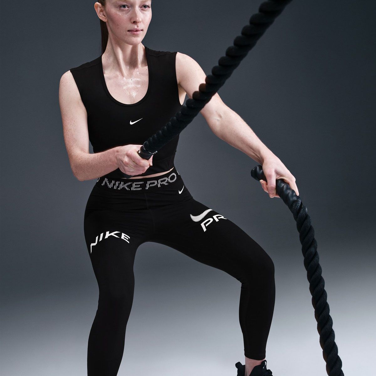 Nike Pro Womens 365 Dri-FIT Graphic 7/8 Tights