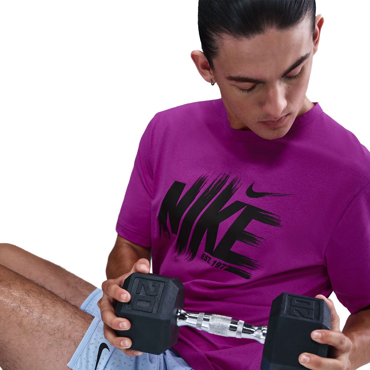 Nike Mens Hyverse Dri-FIT UV Versatile Graphic Training Tee