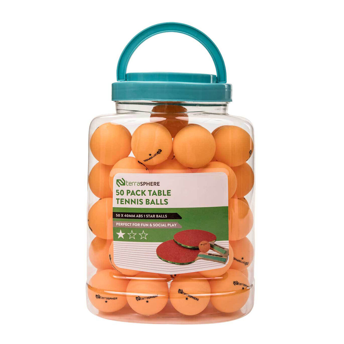 Terrasphere Table Tennis Ball 50 Pack