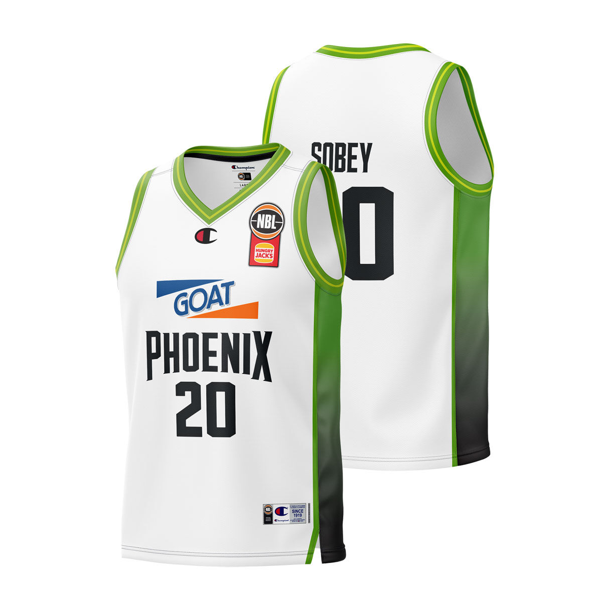 South East Melbourne Phoenix Mens Nathan Sobey Away 2024 Basketball Jersey