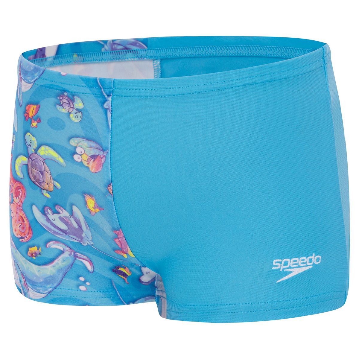 Speedo Toddler Boys Digital All Over Aqua Short