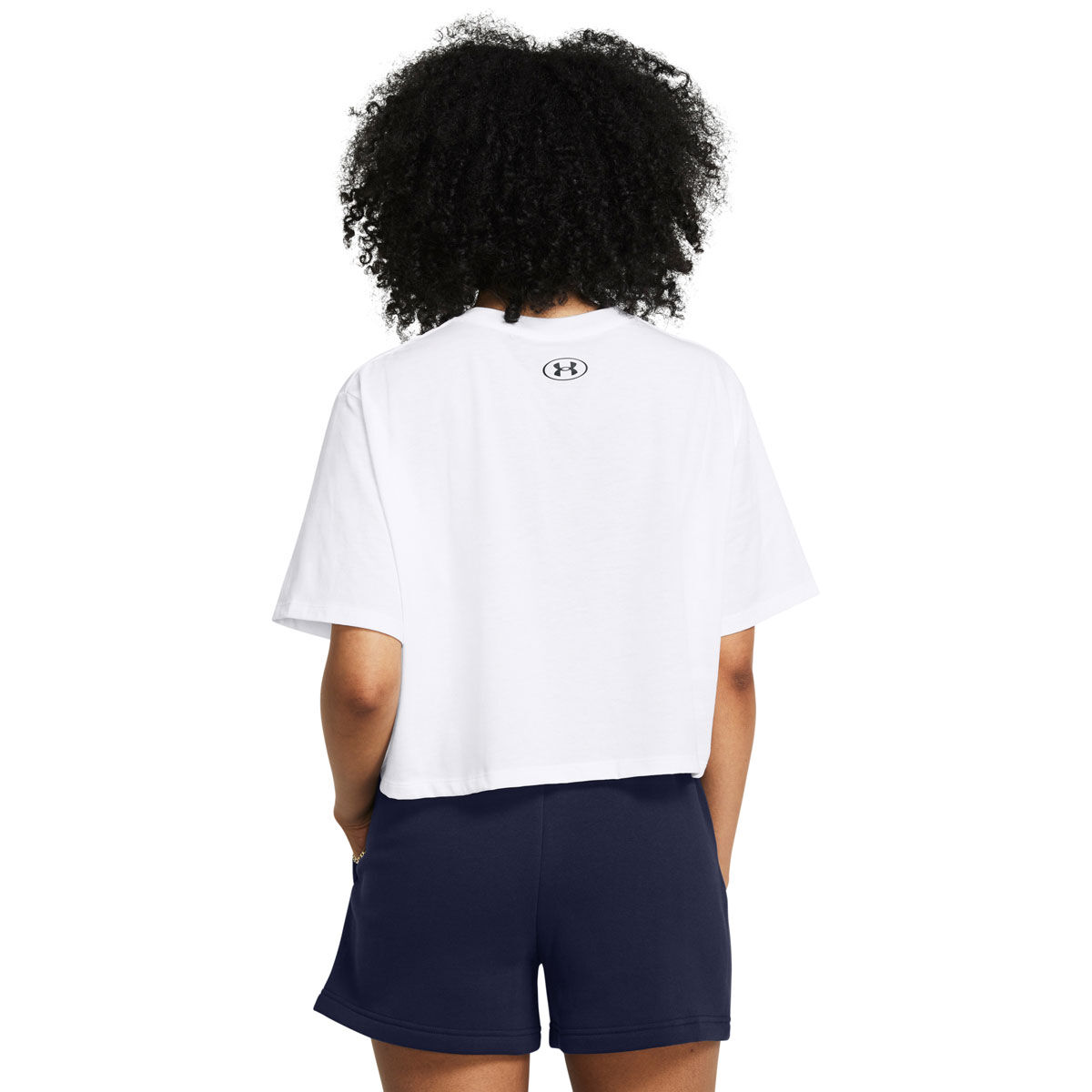 Under Armour Womens Boxy Crop Logo Tee