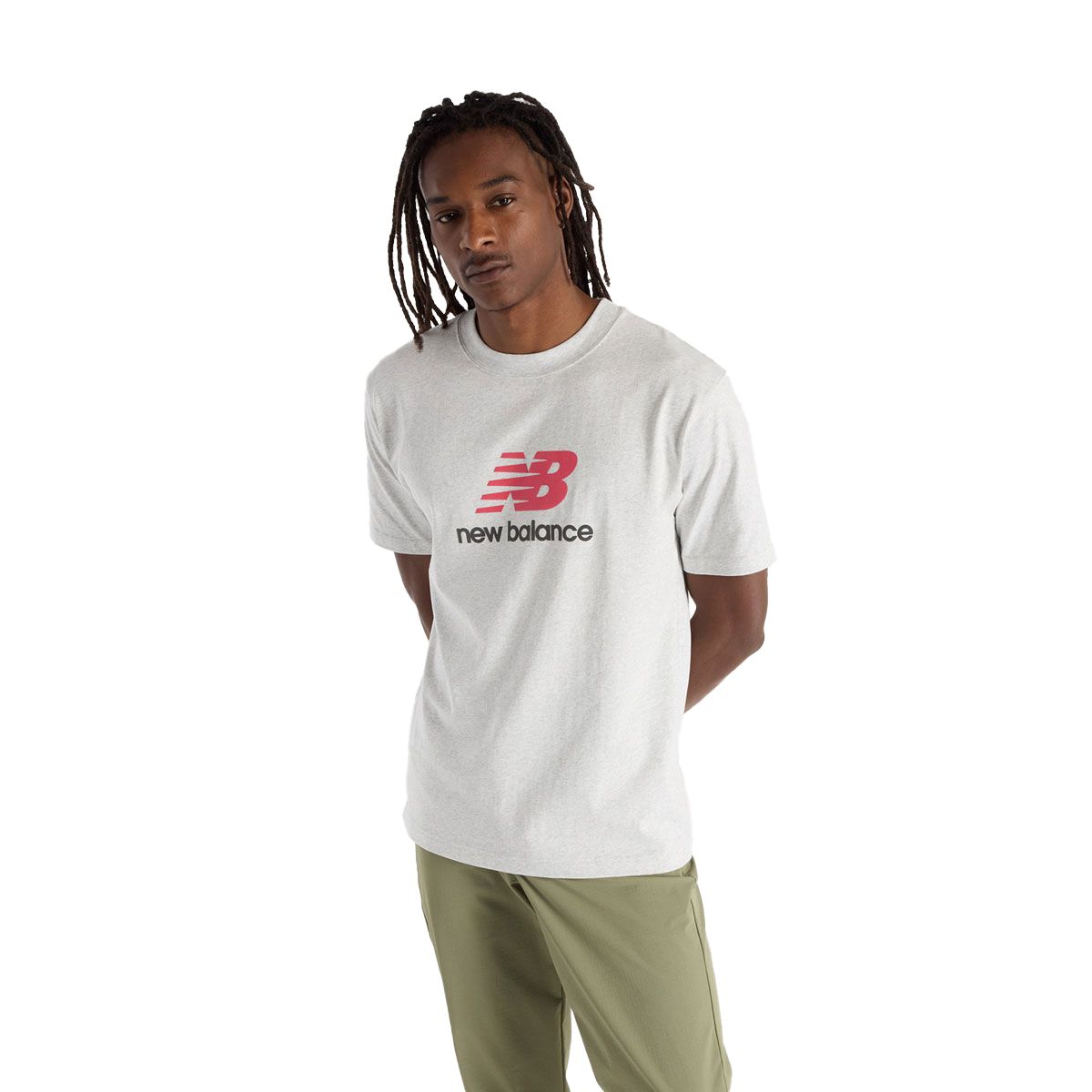 New Balance Mens Athletics Logo Tee