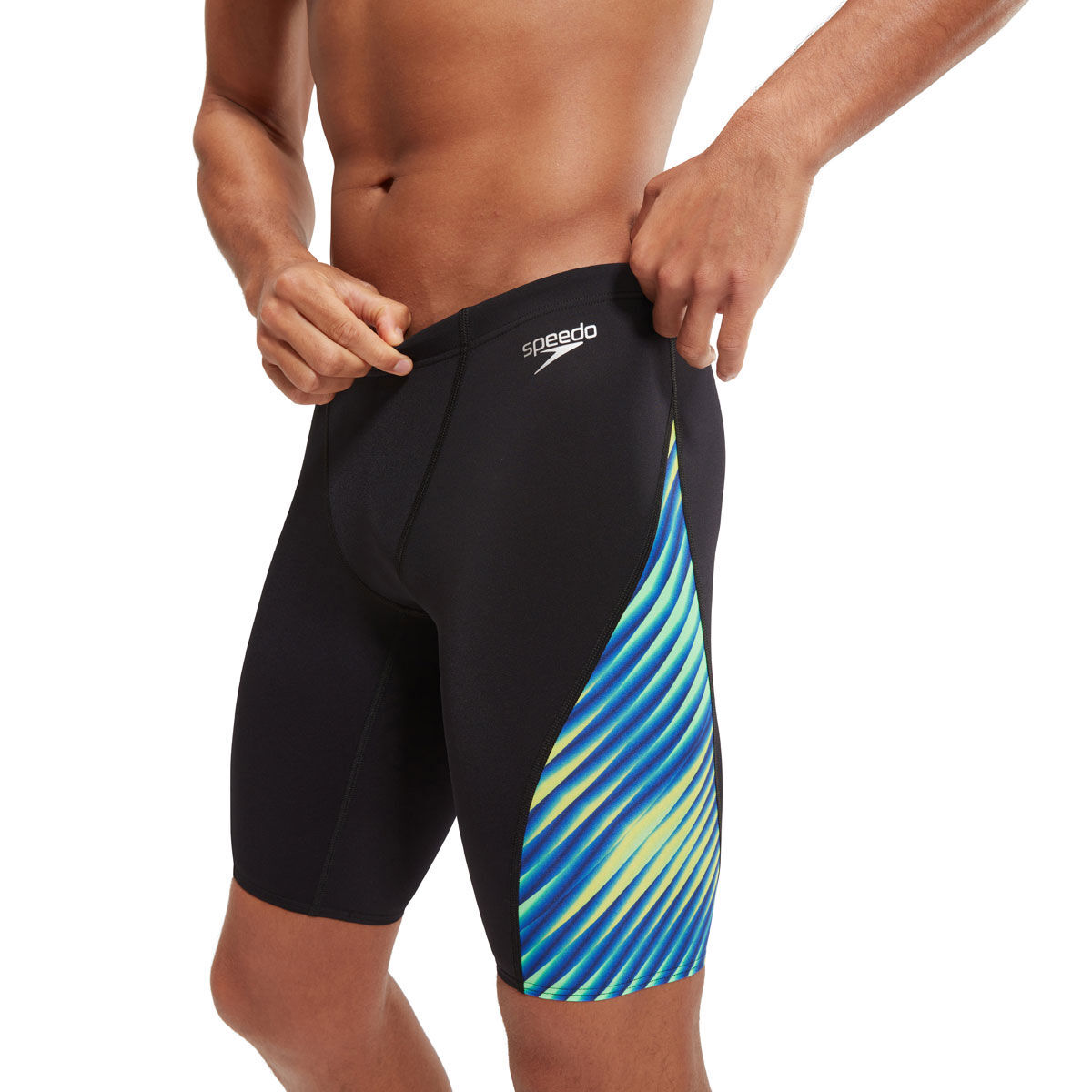 Speedo Mens Allover Digital V-Cut Jammer