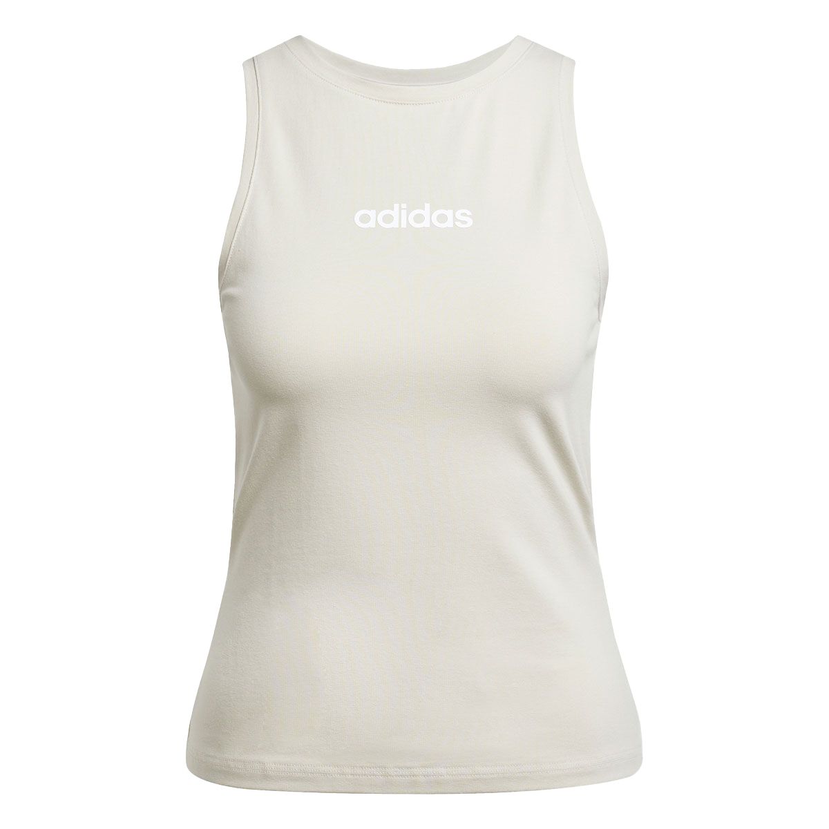 adidas Womens Essentials Linear Slim Cotton Tank