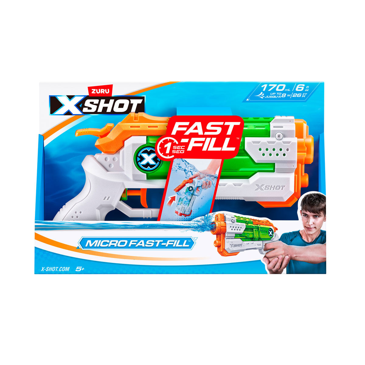 X-Shot Water Fast Fill Blaster Soaker Small