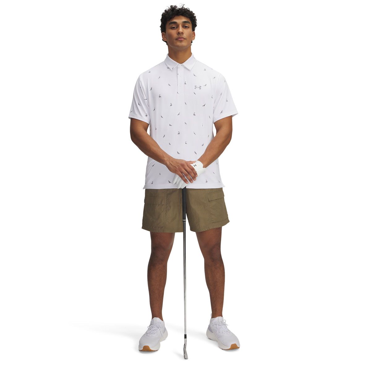 Under Armour Mens Playoff 3.0 Printed Polo Shirt