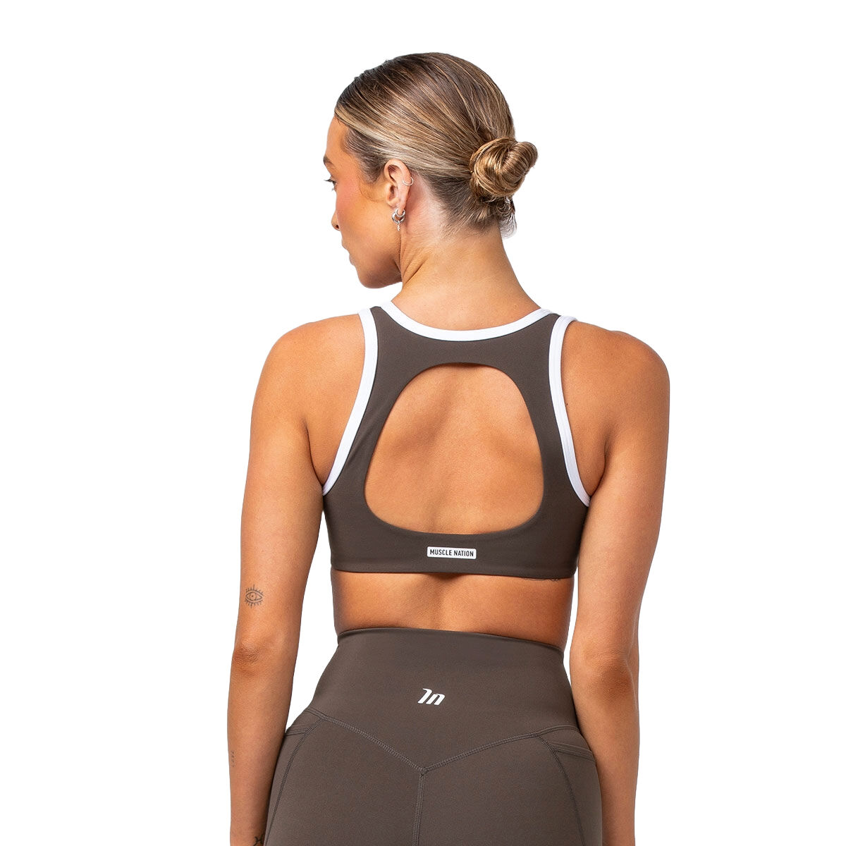 Muscle Nation Womens Contrast Sports Bra