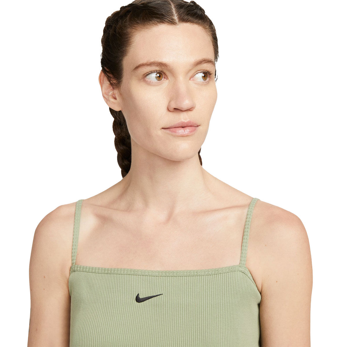 Nike Womens Sportswear Essentials Ribbed Crop Top