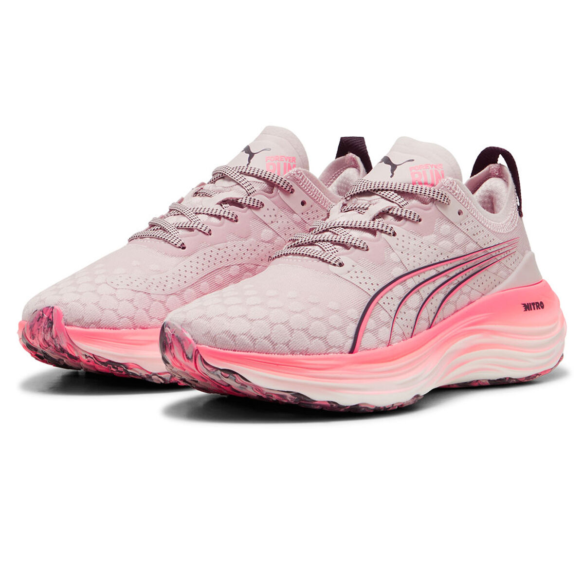 Puma ForeverRun NITRO Womens Running Shoes White/Red US 9