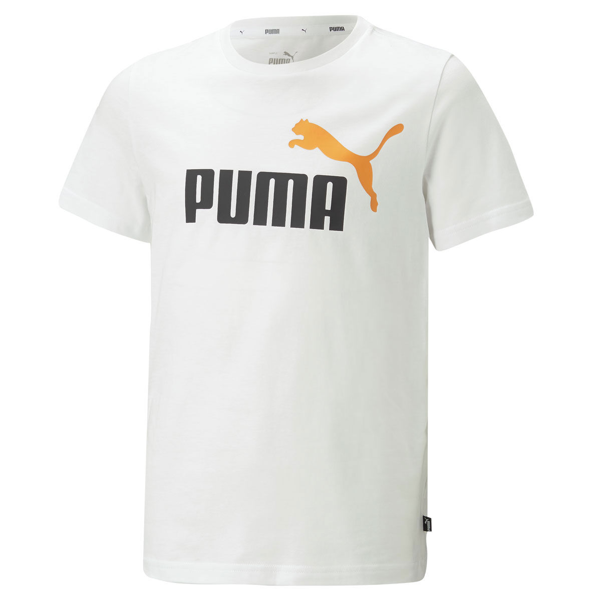 PUMA Junior Essentials Plus 2 Colour Logo Tee