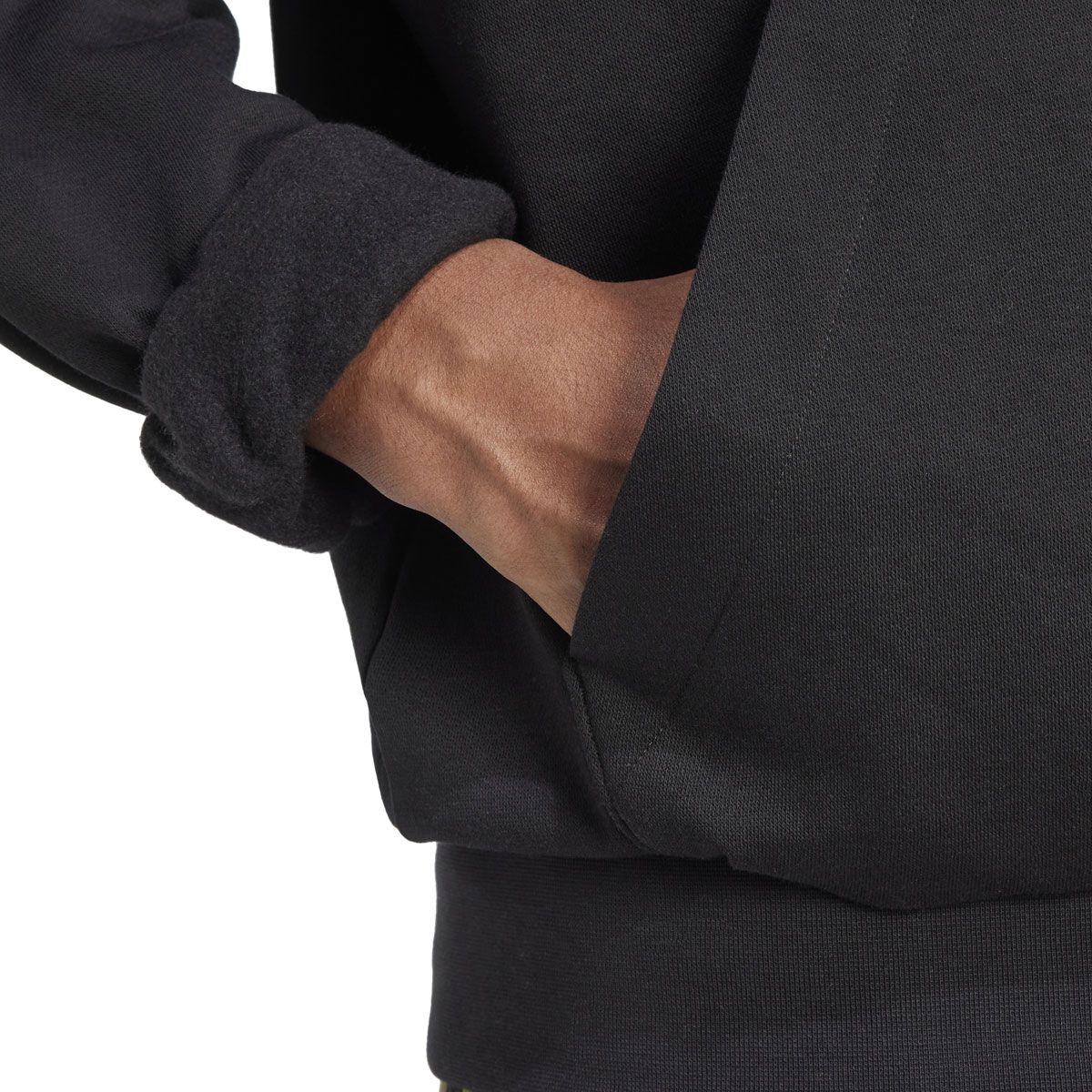 adidas Mens Essentials Feel Cozy Fleece Pullover Hoodie