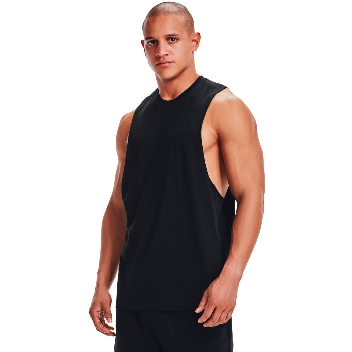 Under Armour Mens Sportstyle Left Chest Cut-Off Tank