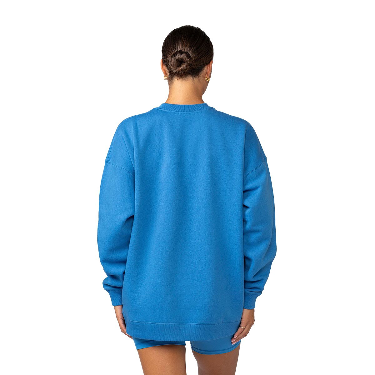 Muscle Nation Womens Athletics Oversized Pullover Sweatshirt