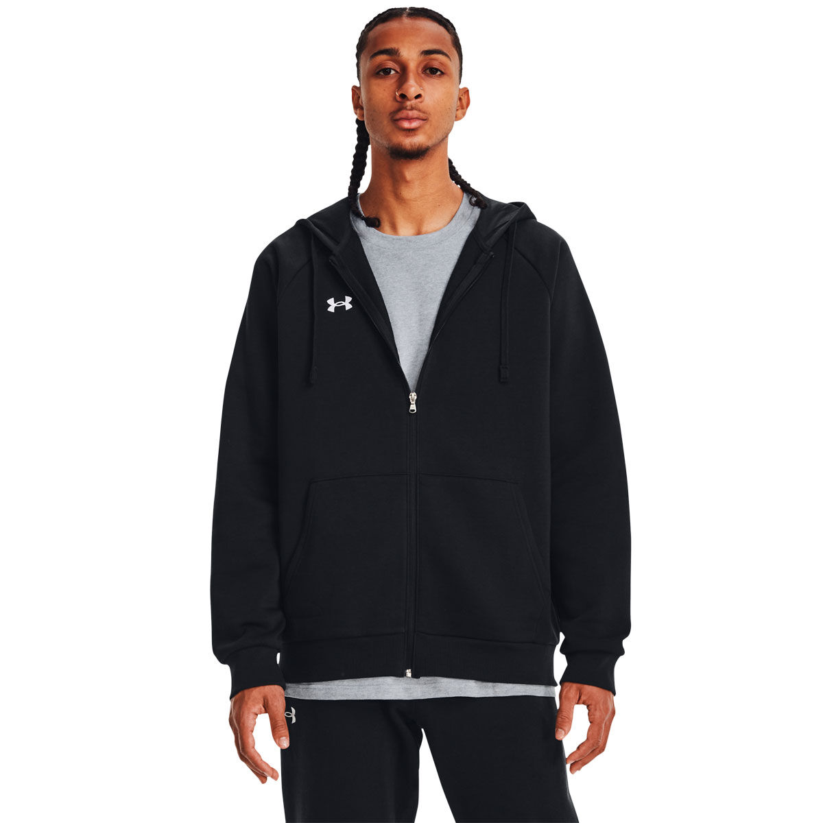 Under Armour Mens Rival Fleece Full Zip Hoodie
