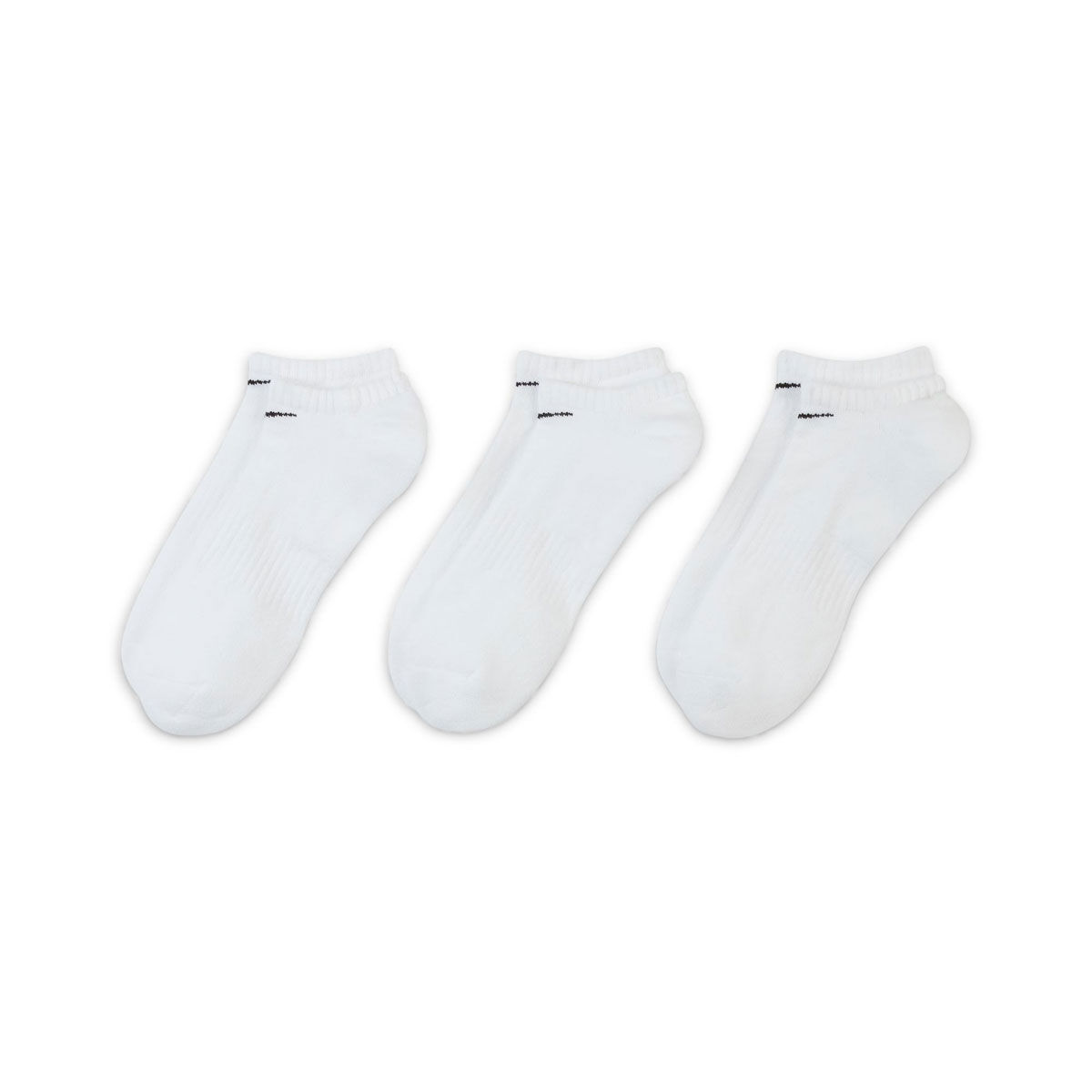 Nike Unisex Cushioned No Show 3 Pack Socks