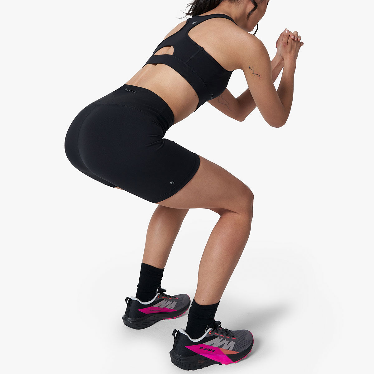 Ell/Voo Womens Essentials 5 Inch Short Tights