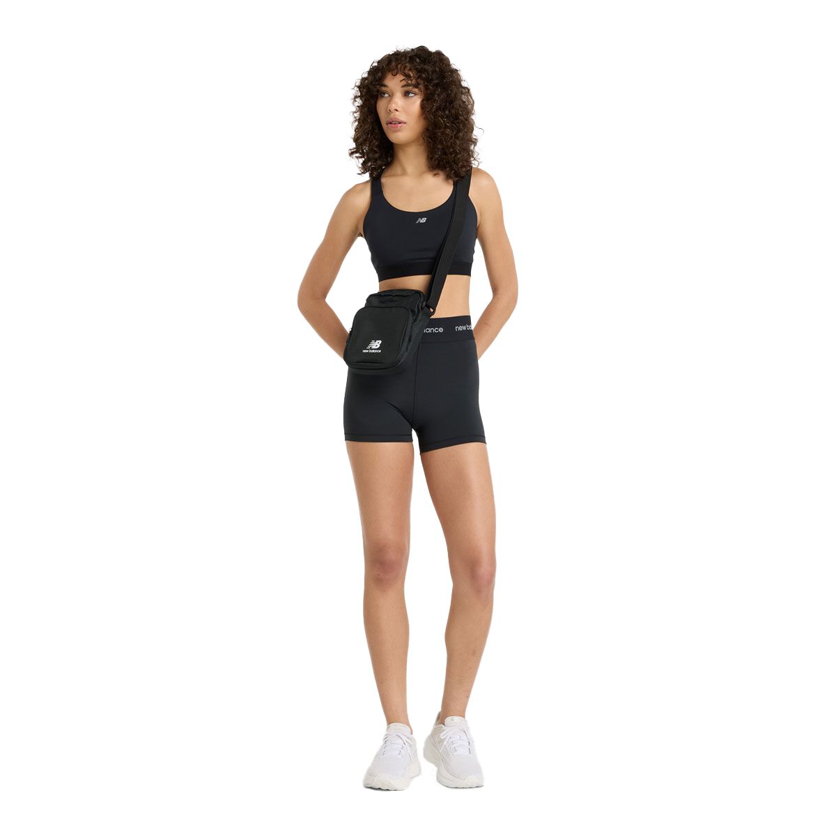 New Balance Womens NB Sleek High Rise 3 Inch Sport Shorts