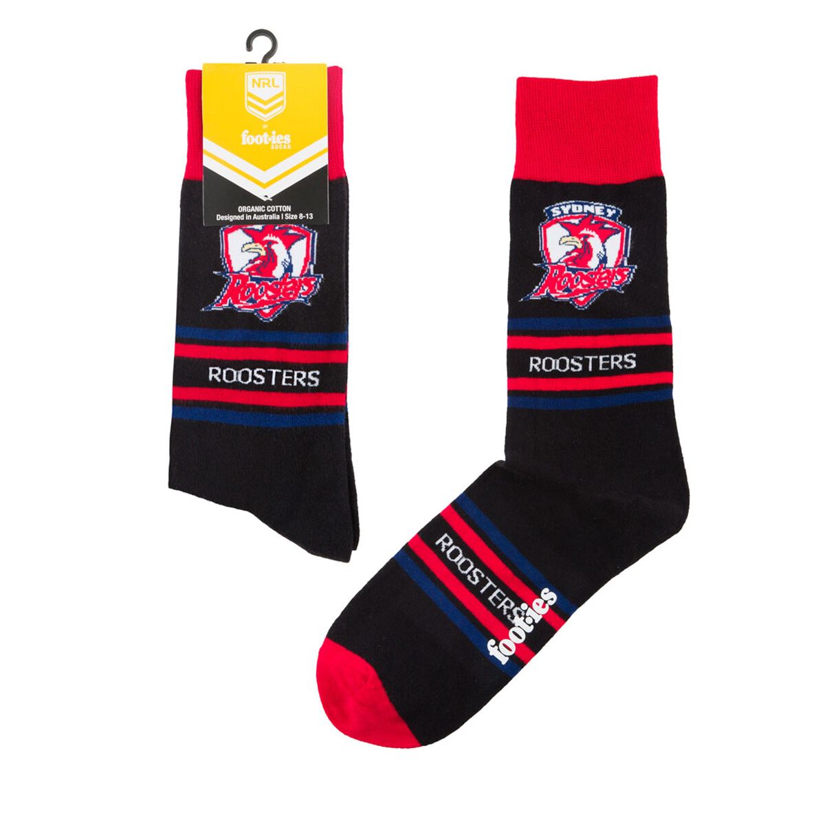 Sydney Roosters Stripe Organic Cotton Socks