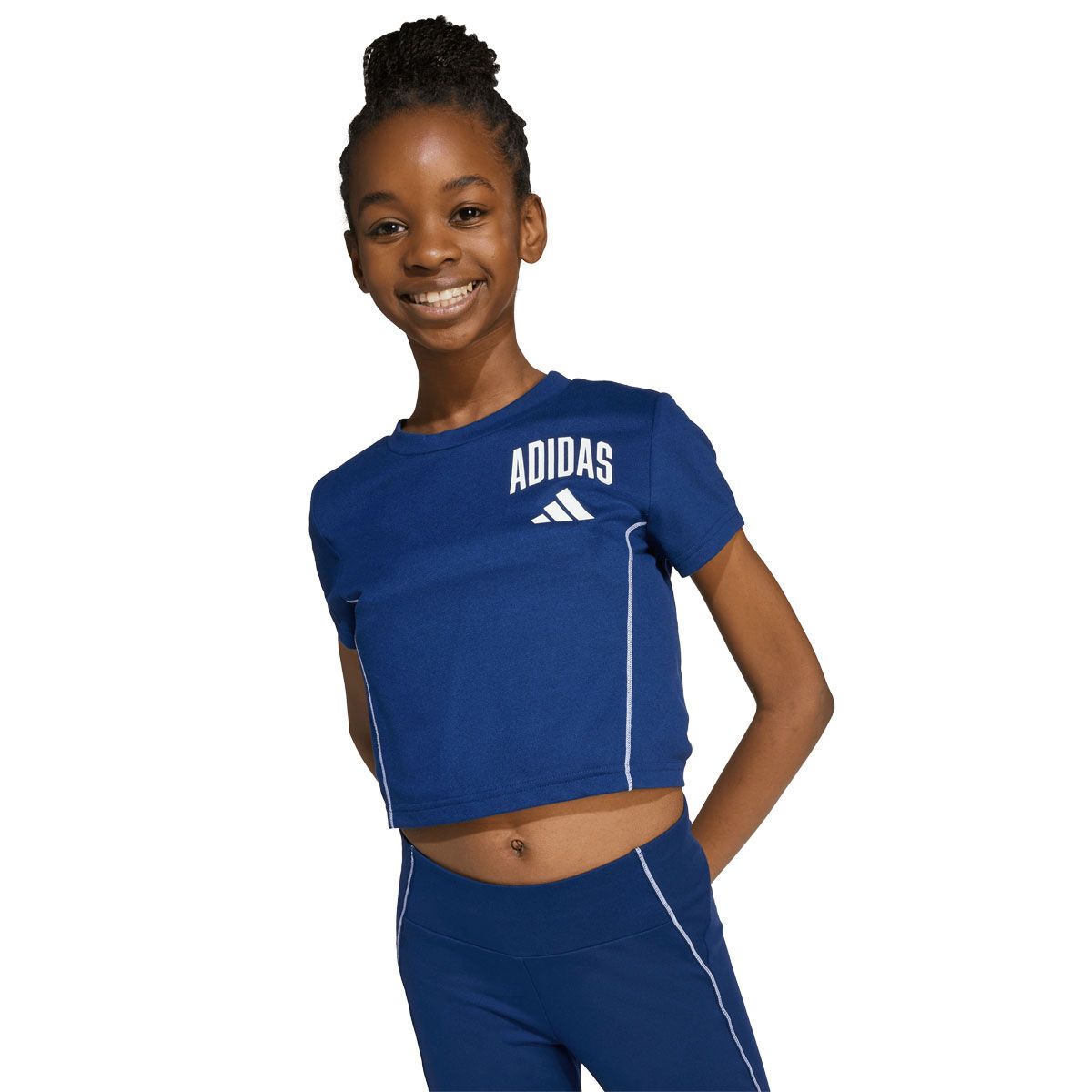 adidas Junior Collegiate Crop Tee