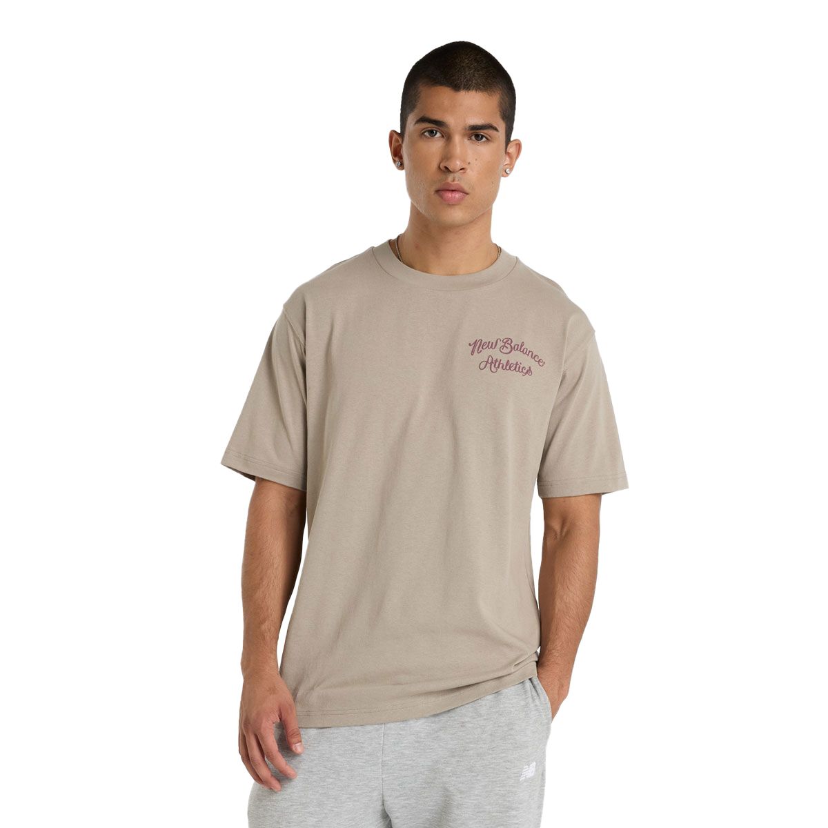 New Balance Mens Athletics Relaxed League Tee