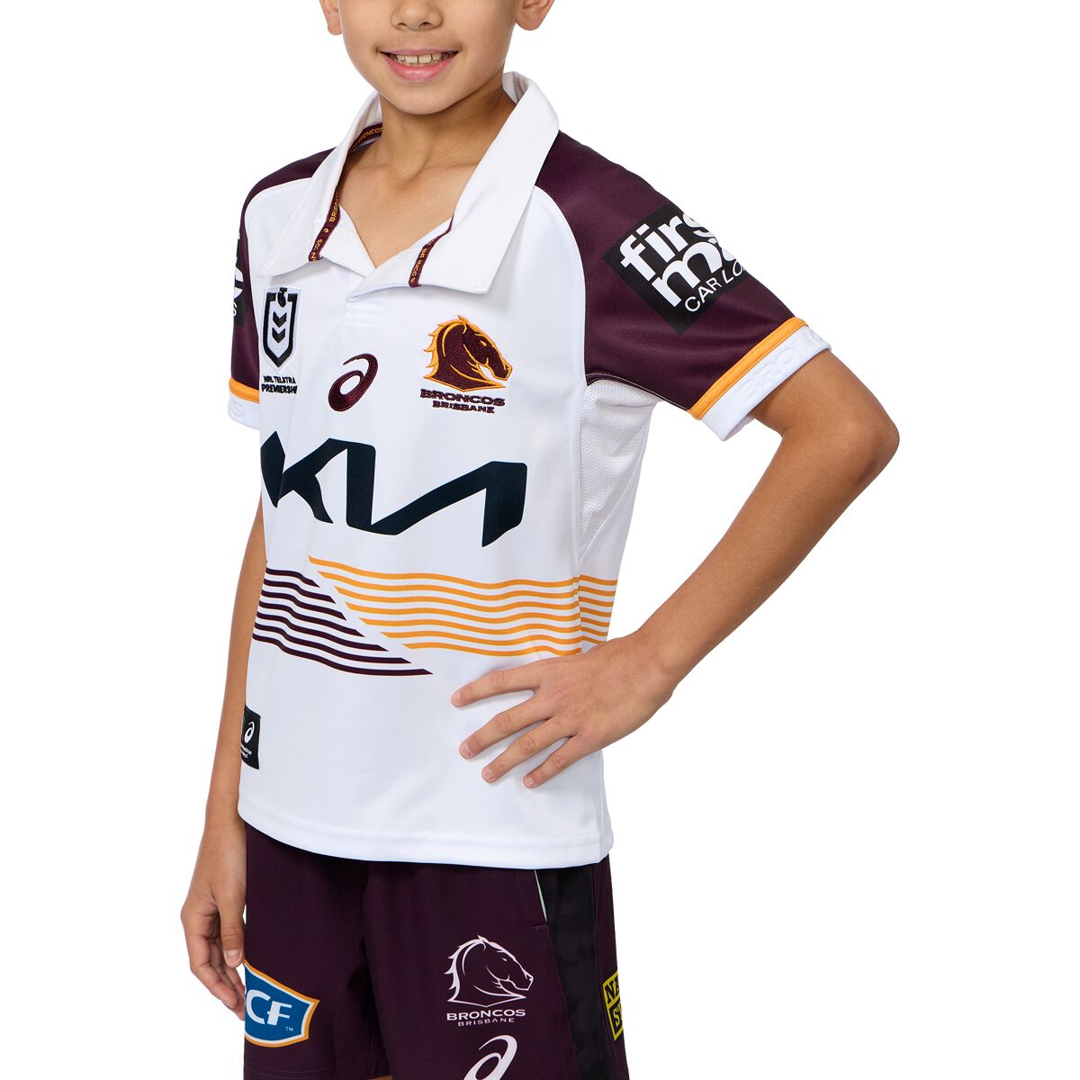 Brisbane Broncos 2025 Kids Away Jersey