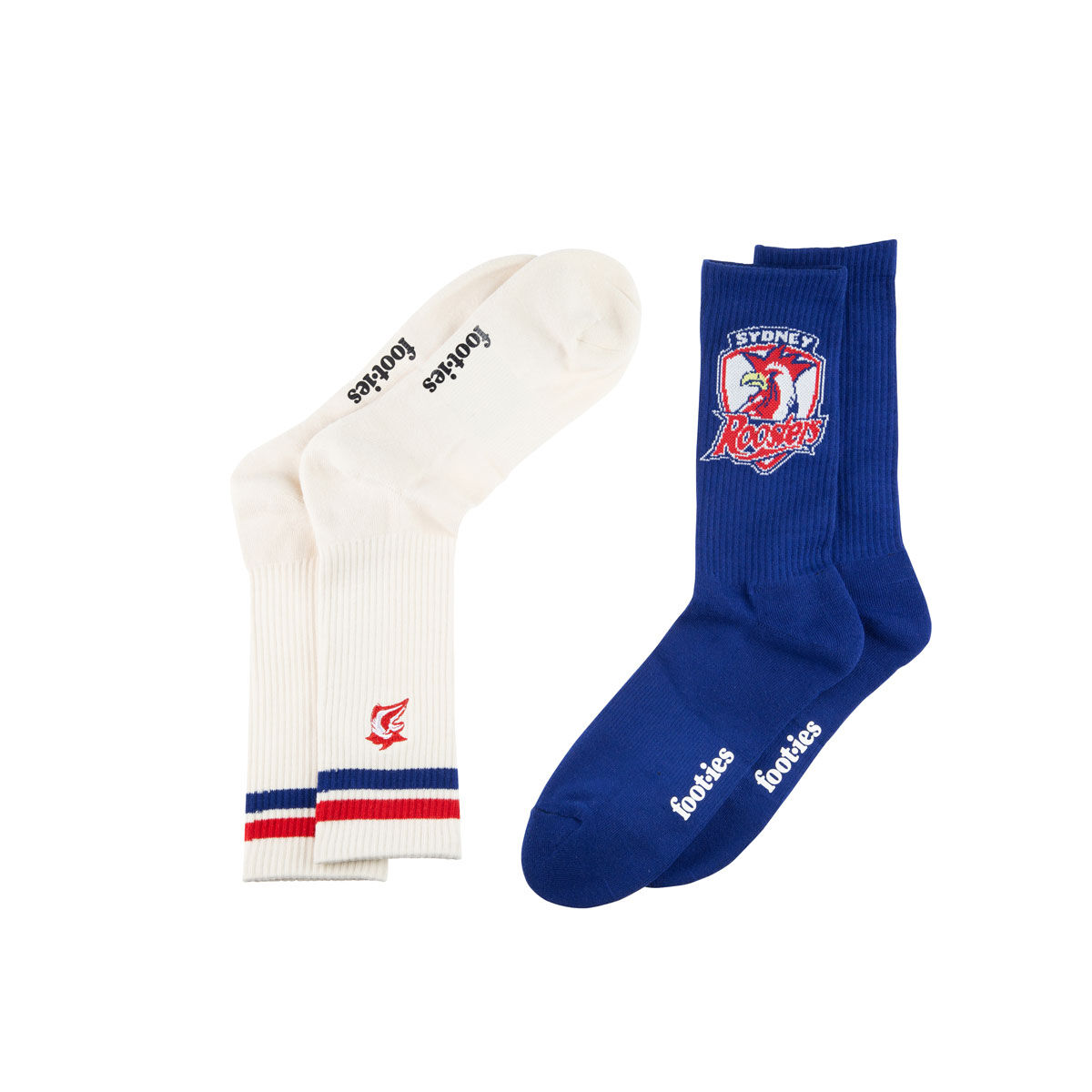 Sydney Roosters Sneaker Socks 2 Pack Multi M/L