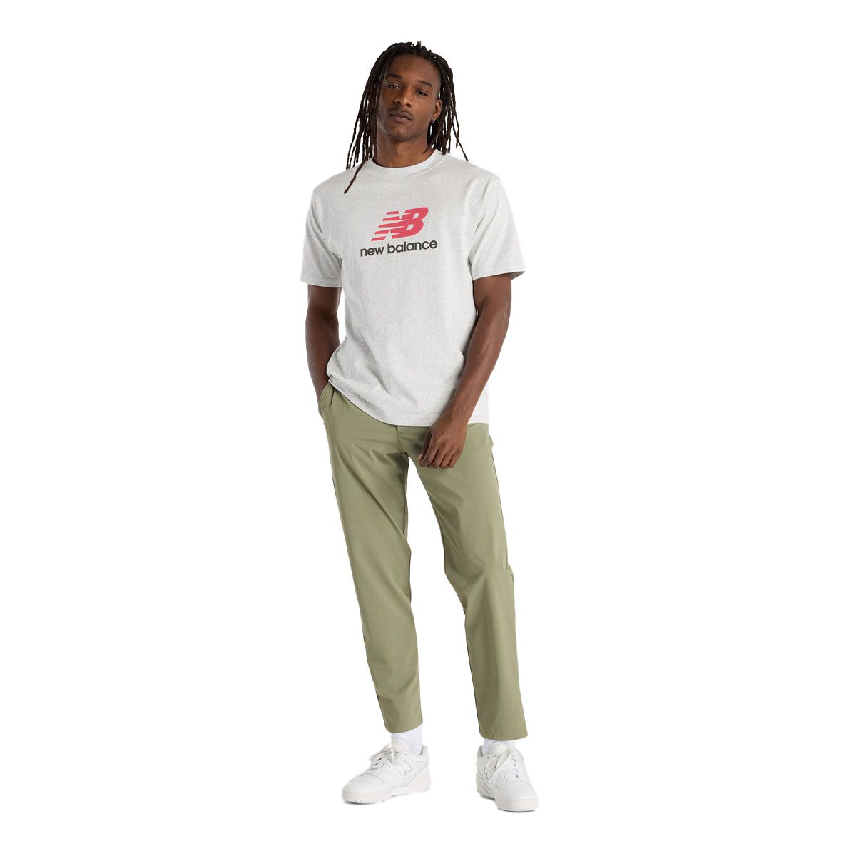 New Balance Mens Athletics Logo Tee