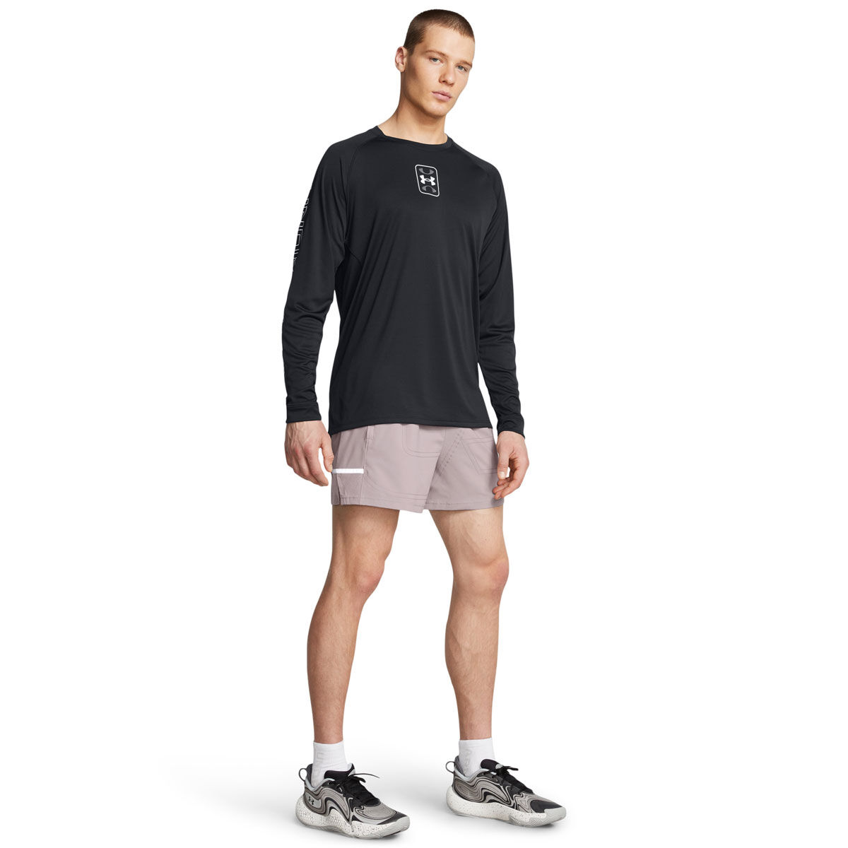Under Armour Mens Baseline Pro Hoop 5 inch Basketball Shorts