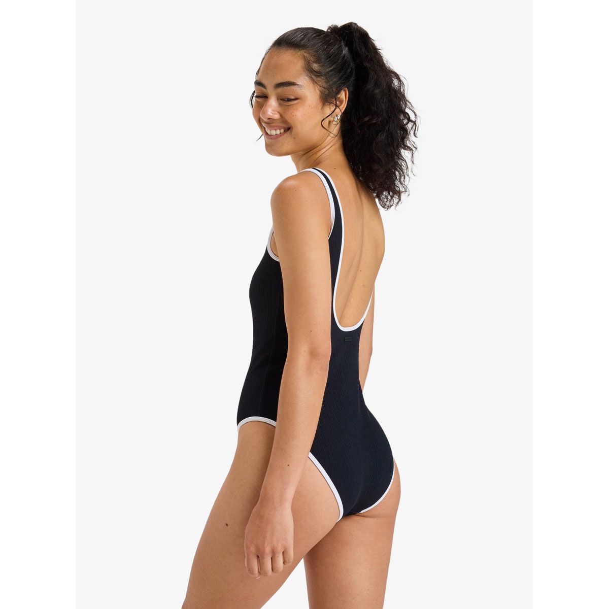 Roxy Womens Beloved Rib One Piece Swimsuit