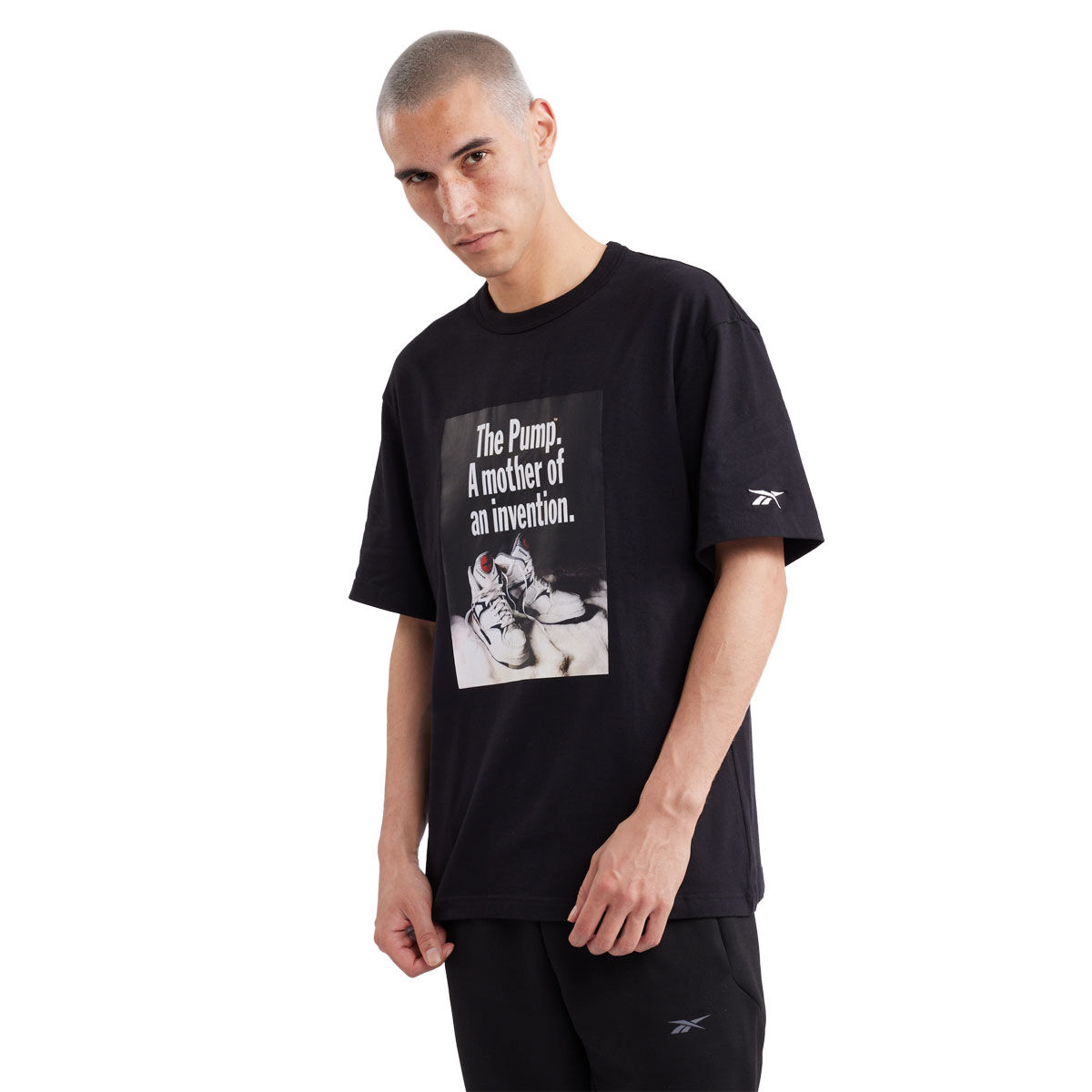 Reebok Mens Pump Graphic Basketball Tee