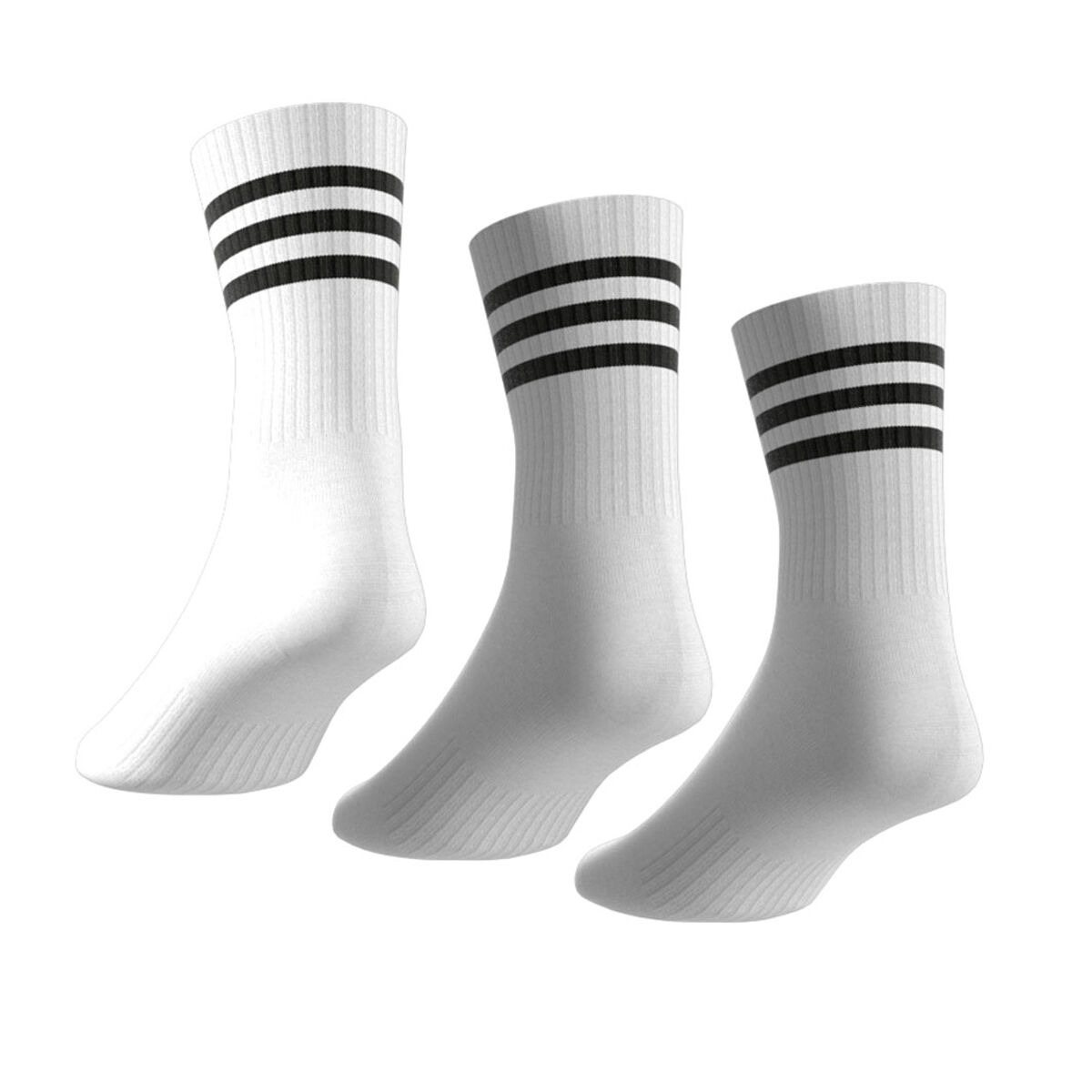 adidas 3-Stripes Cushioned Crew Socks