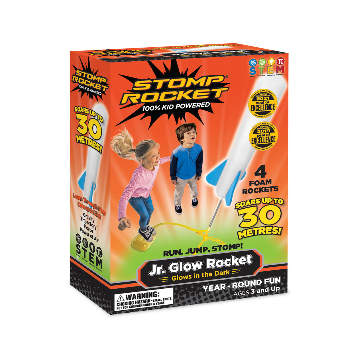 Stomp Rocket Jr Glow