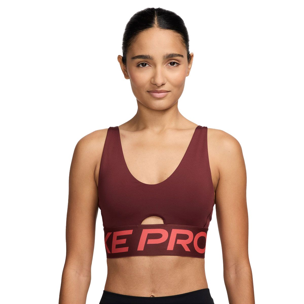 Nike Pro Womens Indy Plunge Dri-FIT Medium Support Padded Sports Bra