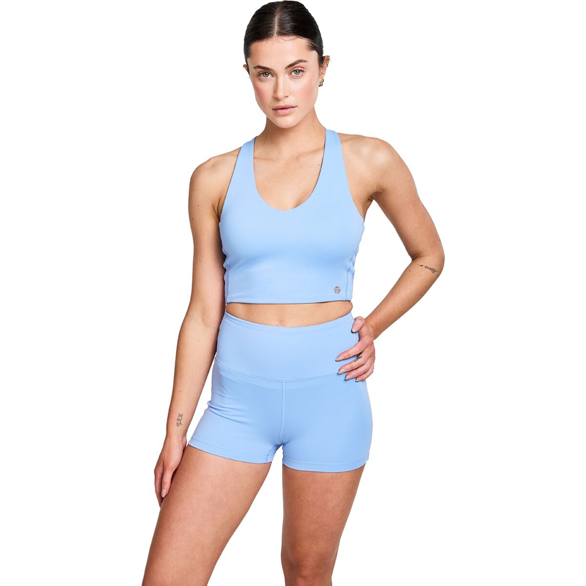 Bahe Womens Attune Cross Back Top