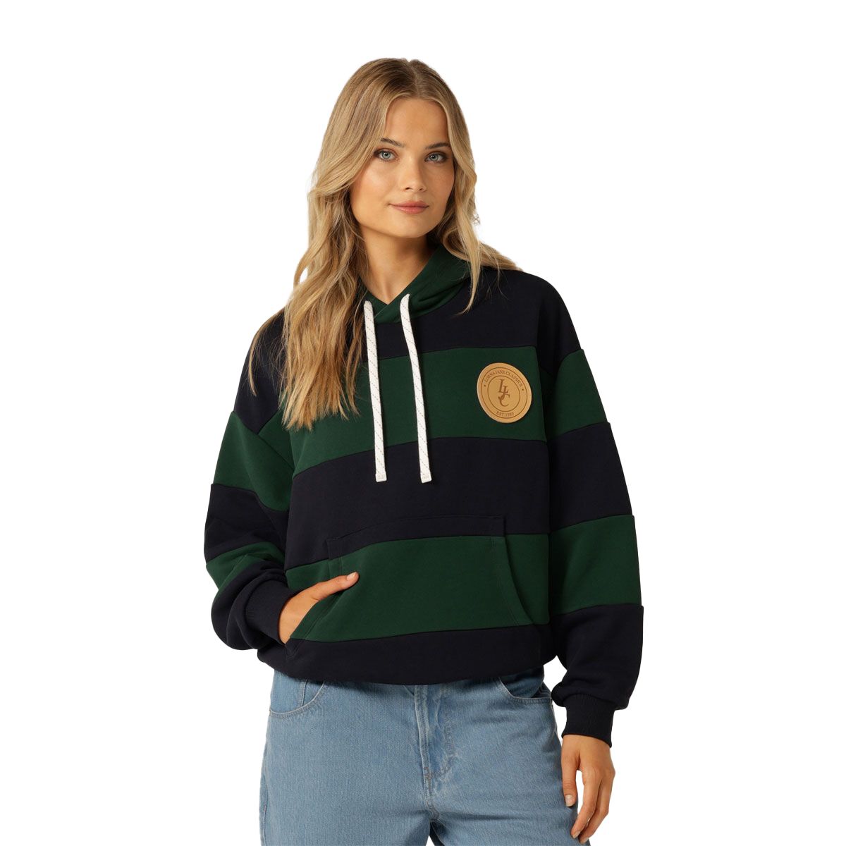 Lorna Jane Womens Heritage Rugby Polo Hoodie