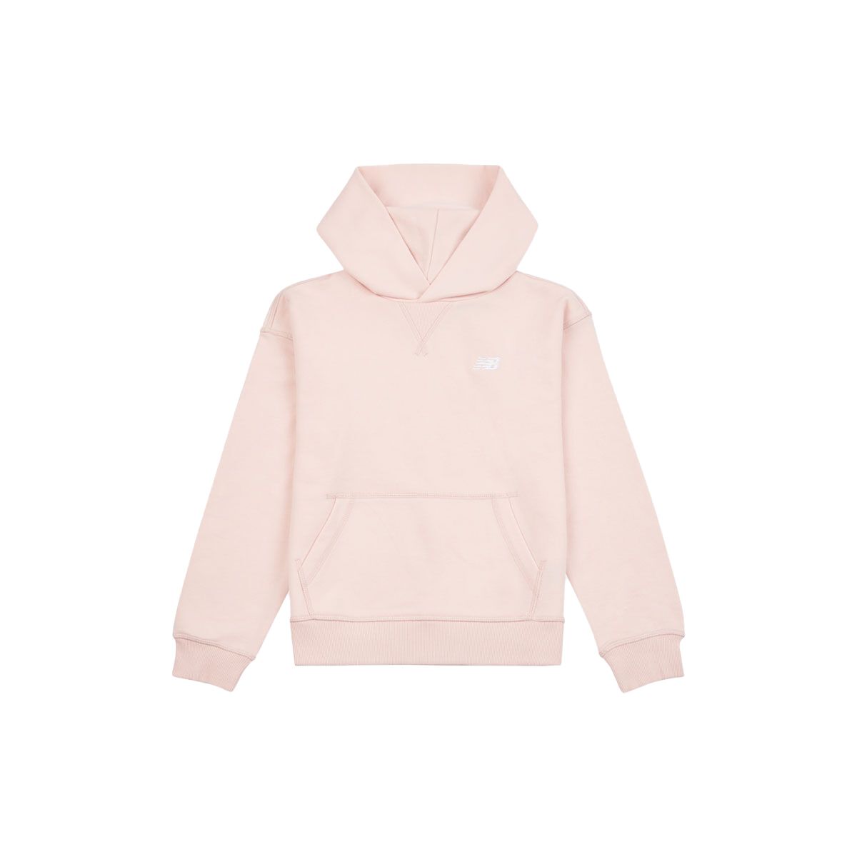 New Balance Junior French Terry Small Logo Pullover Hoodie