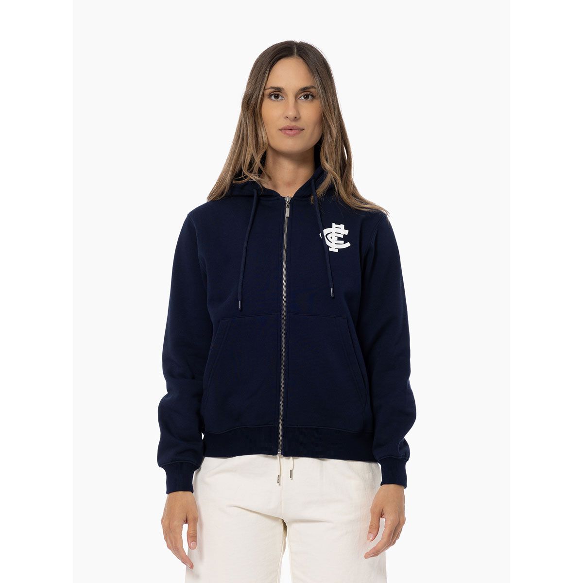 Carlton Blues Womens Zip Core Hoodie