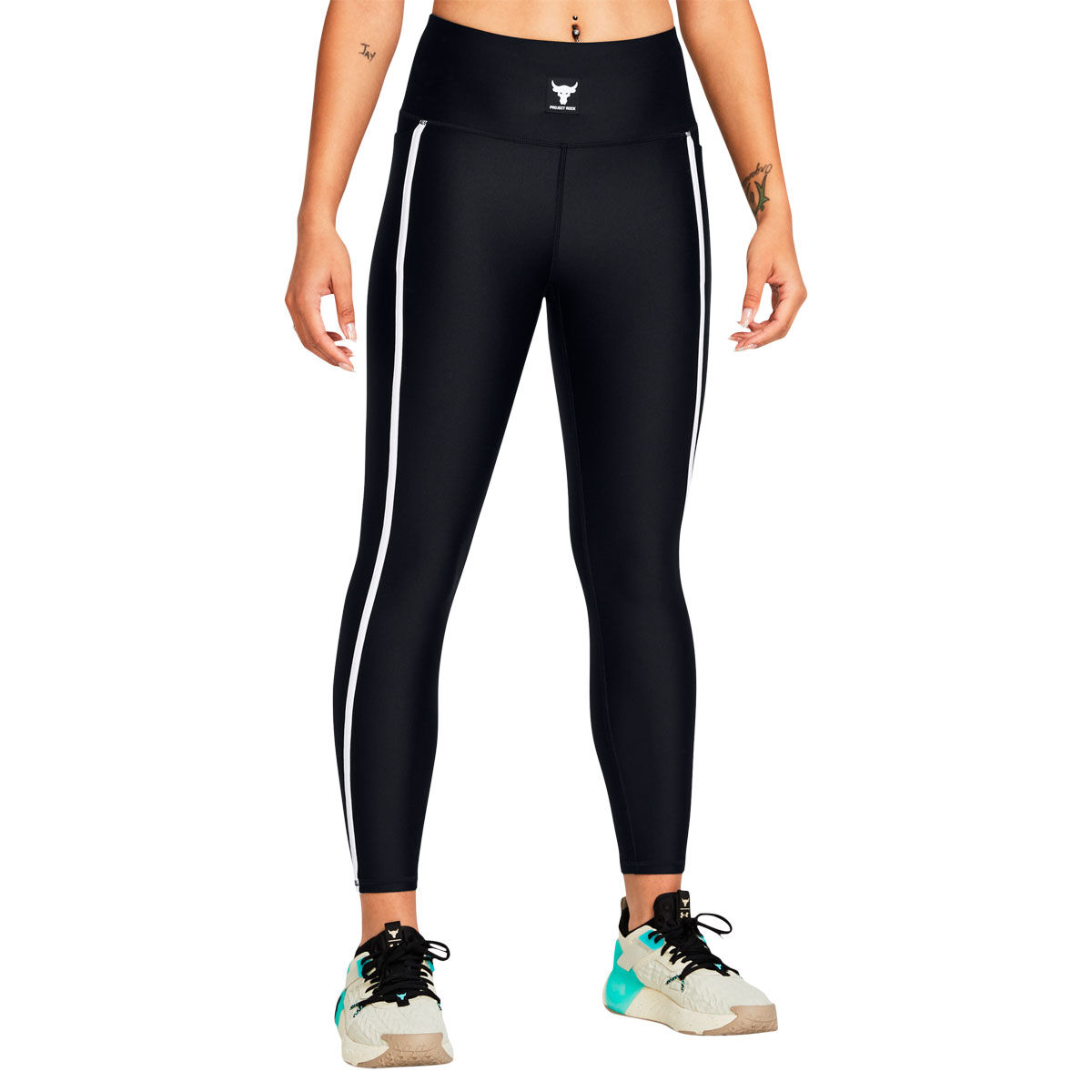 Under Armour Womens Project Rock All Train HeatGear Ankle Tights