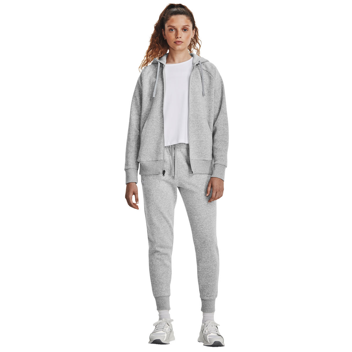 Under Armour Womens Rival Fleece Full Zip Hoodie