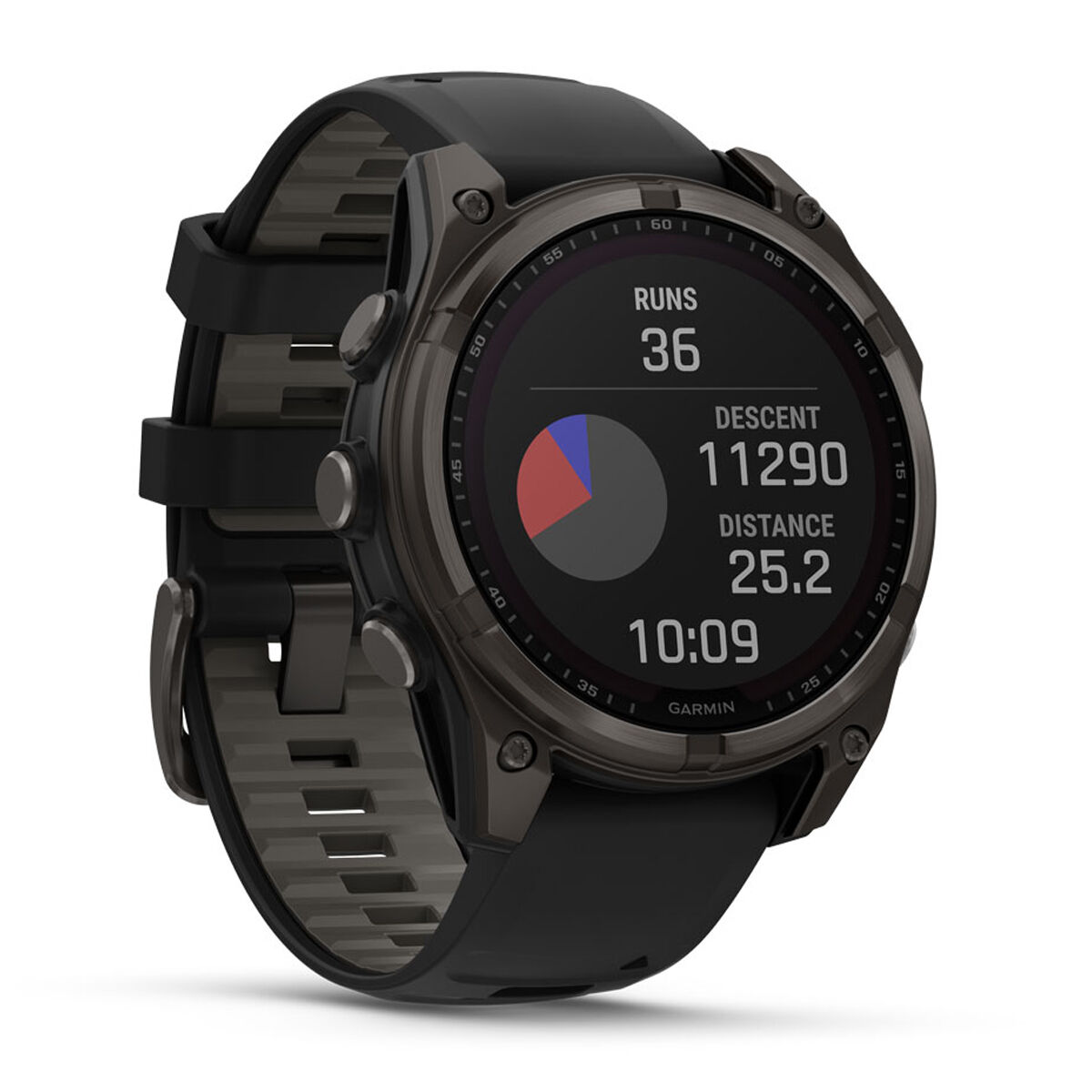 Garmin Fenix 8 47mm Sapphire Solar Watch - Black