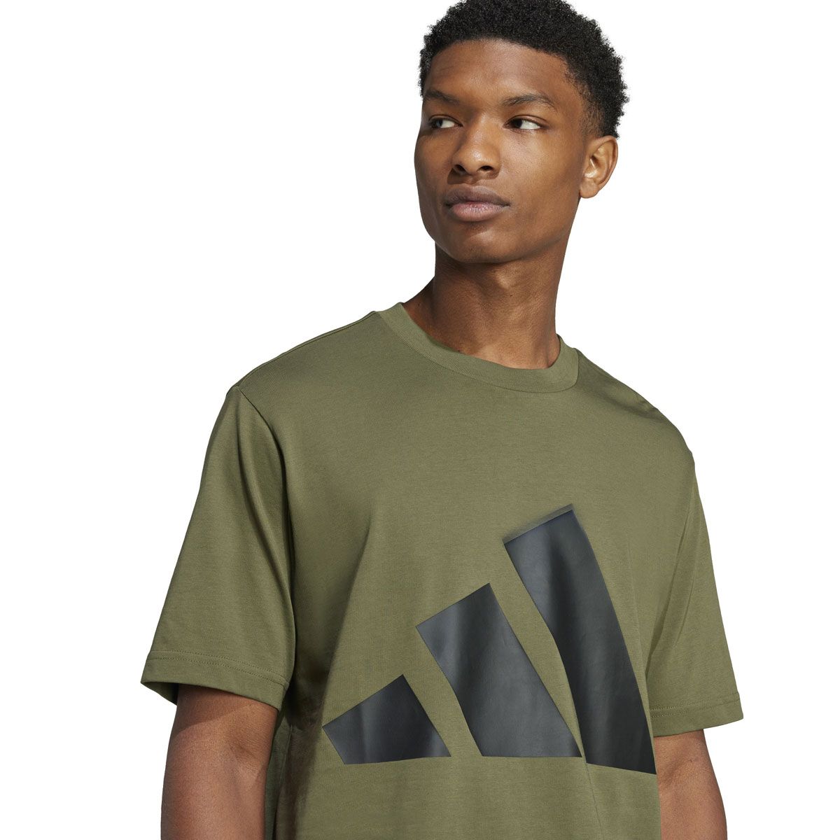 adidas Mens Big Logo Single Jersey Tee