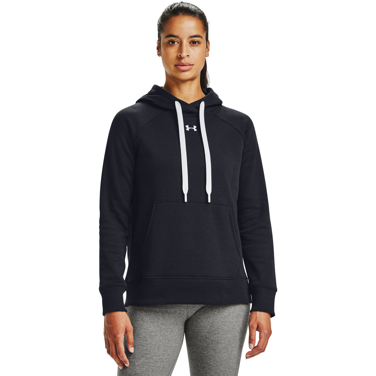 Under Armour Womens Rival Fleece Pullover Hoodie