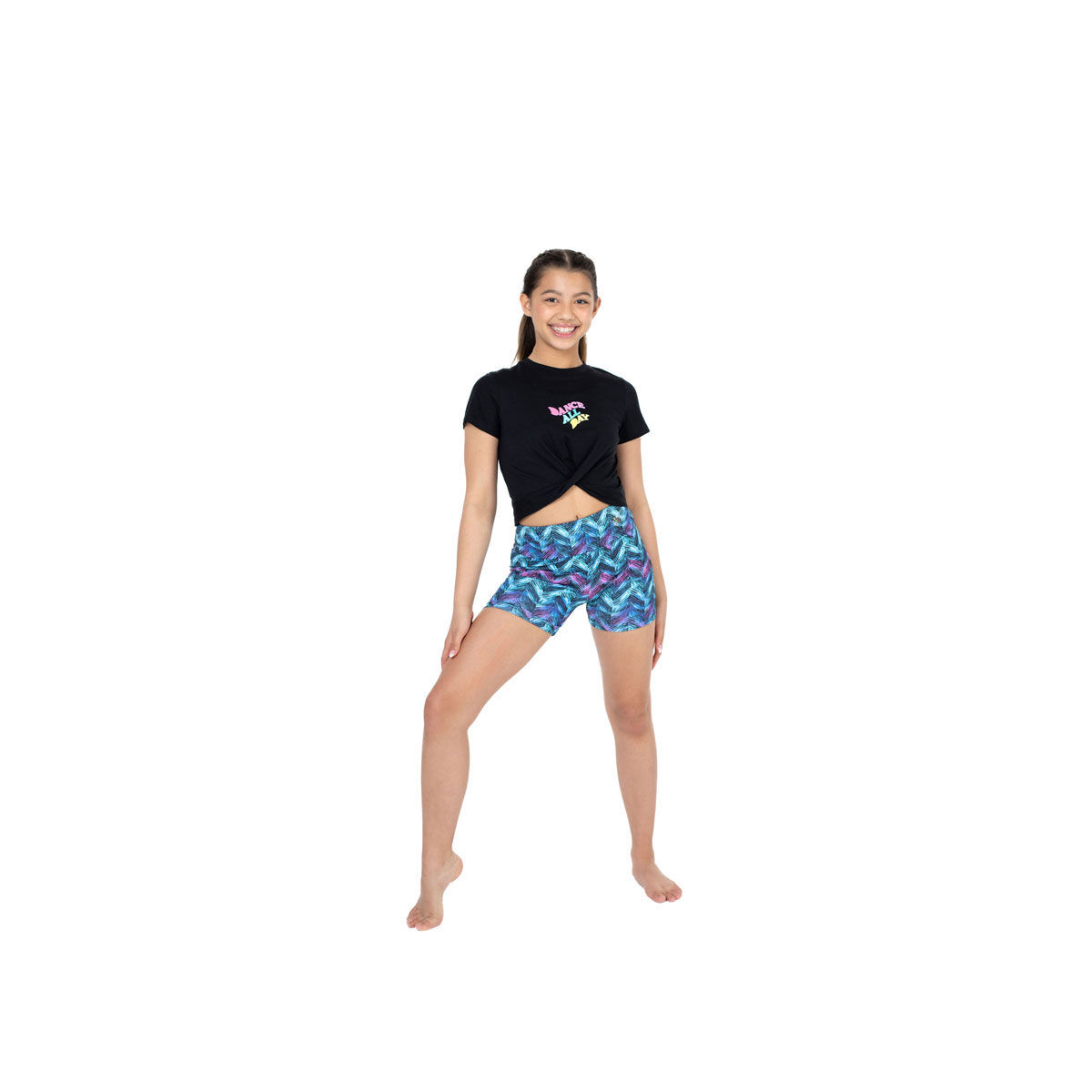 Flo Active Junior Stevie Cross Front Tee