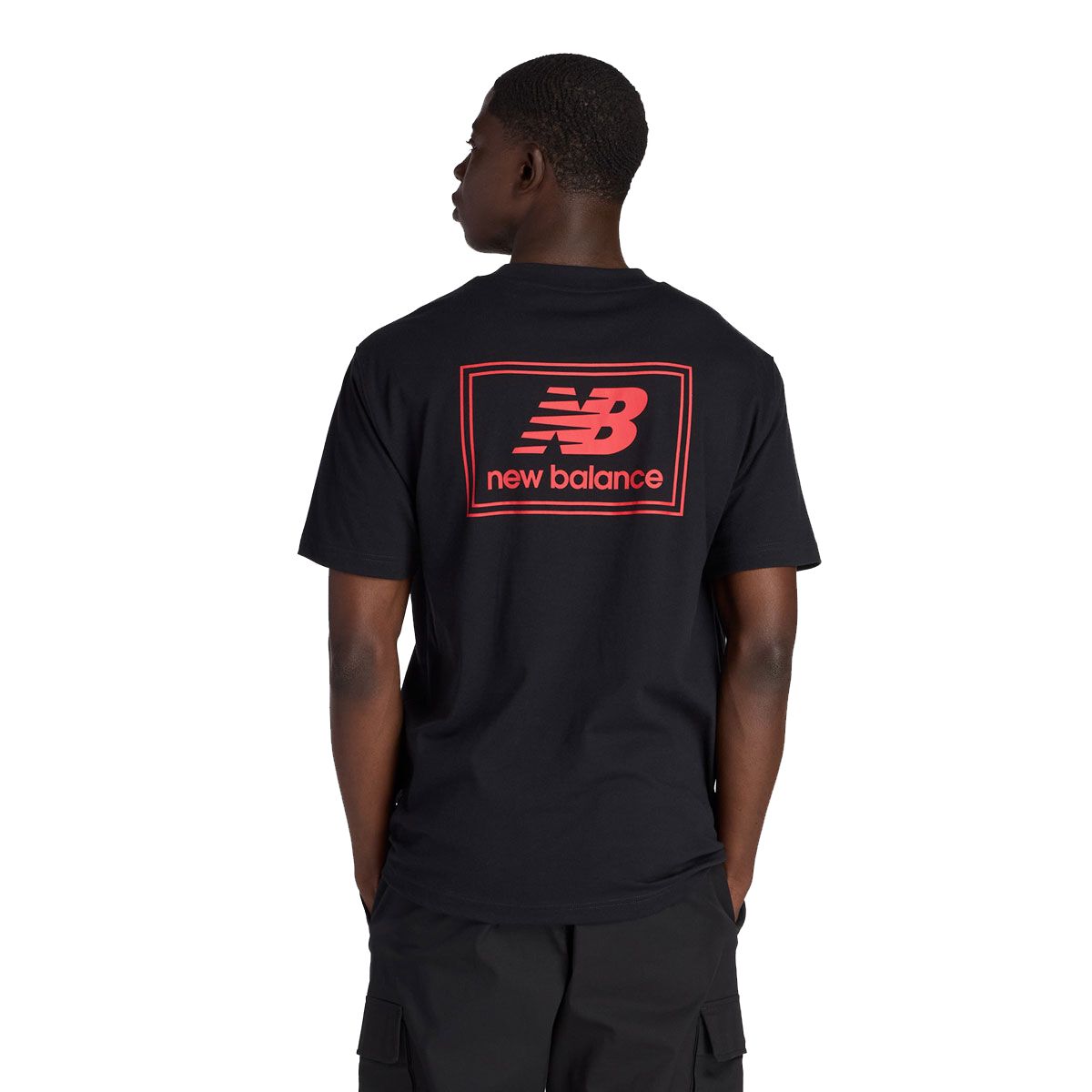 New Balance Mens Woven Label Tee