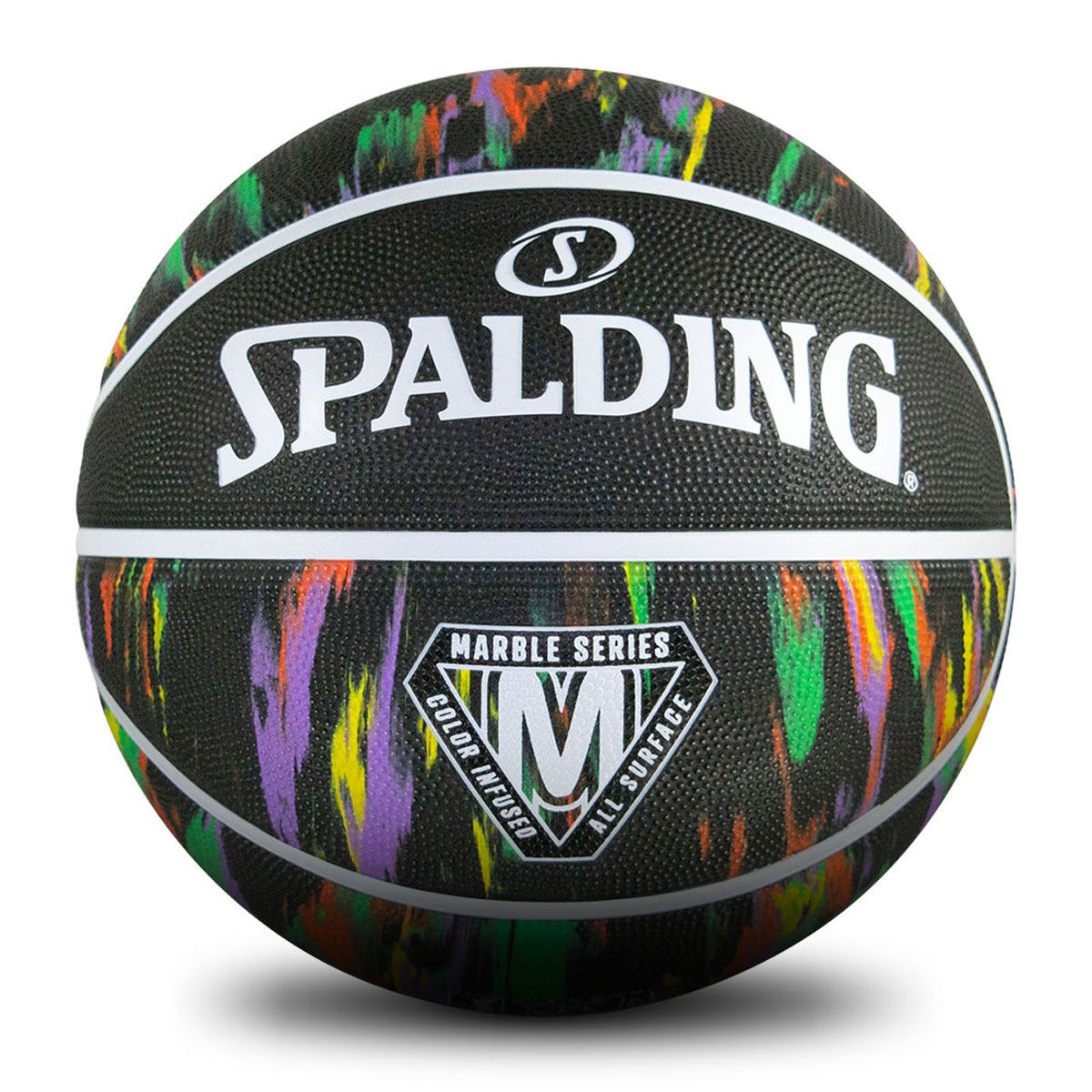 Spalding Marble Series Black Basketball