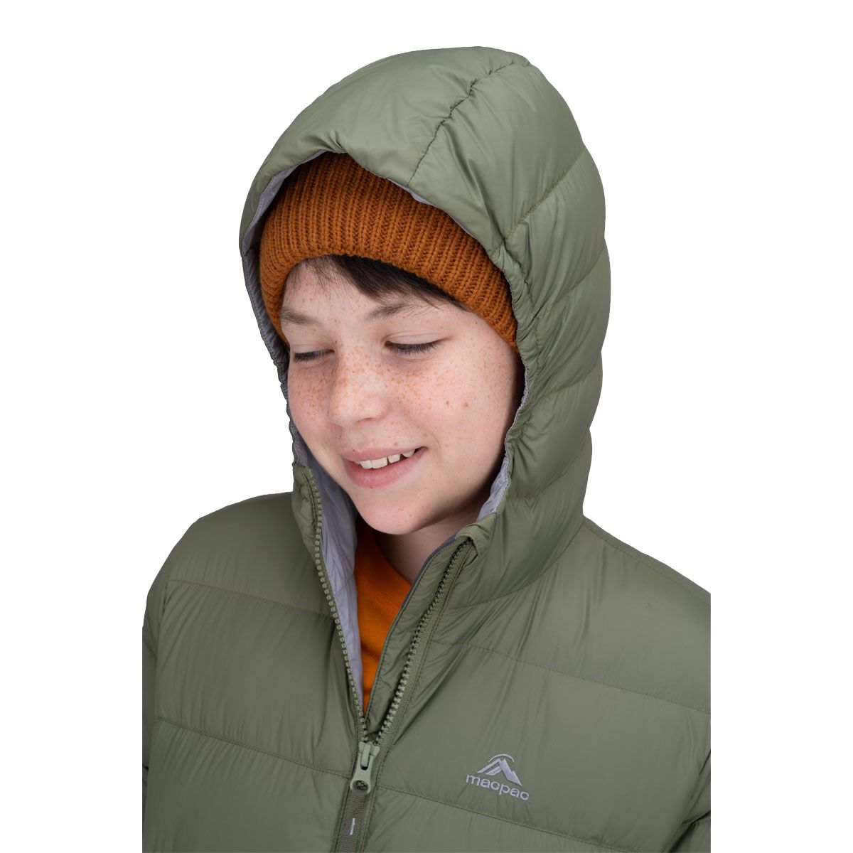 macpac Kids Halo Hooded Down Jacket