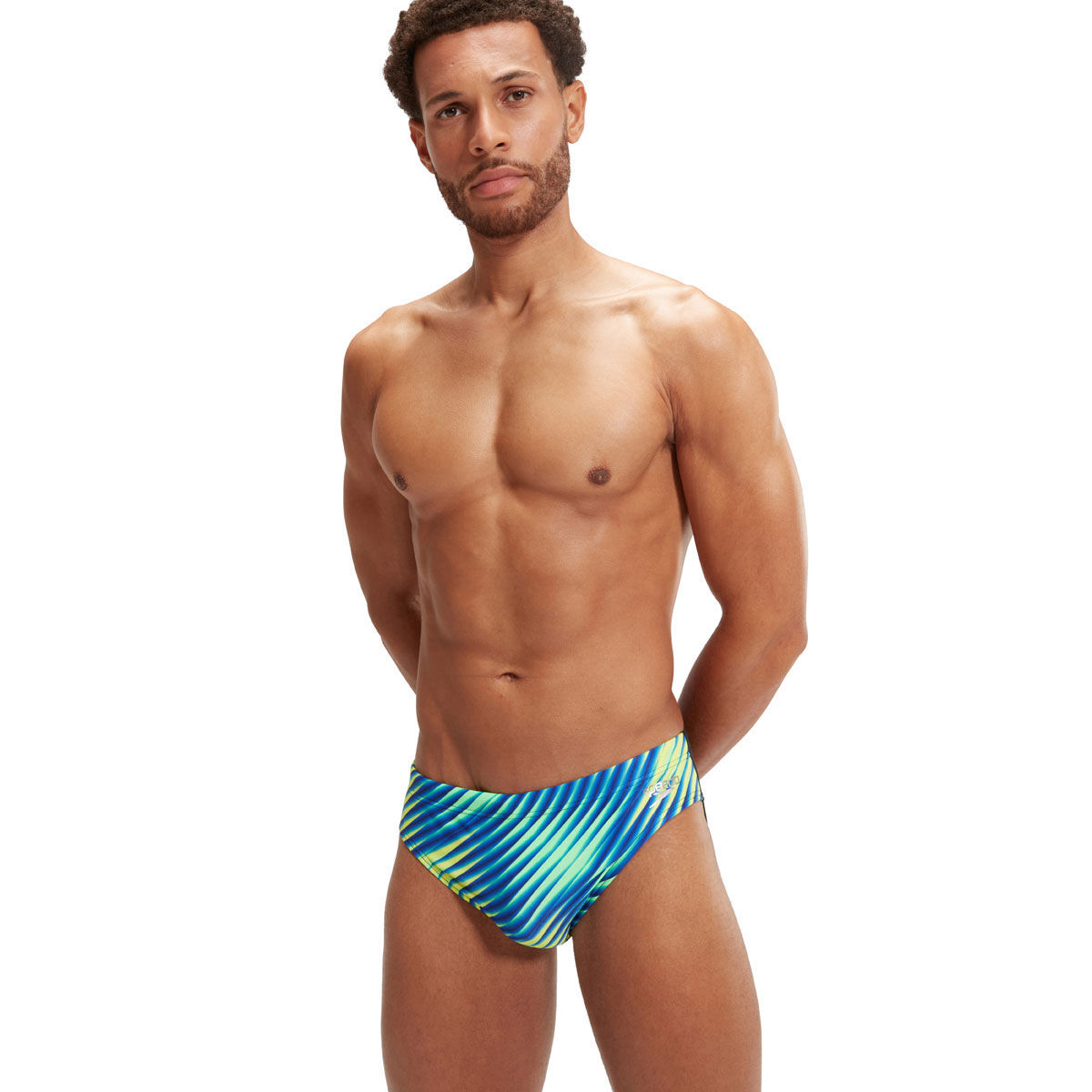 Speedo Mens Allover Digital Vcut Briefs