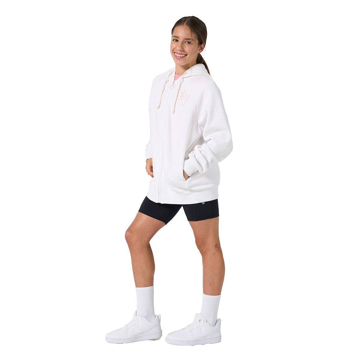 Ell/Voo Junior Mae Fleece Full Zip Hoodie