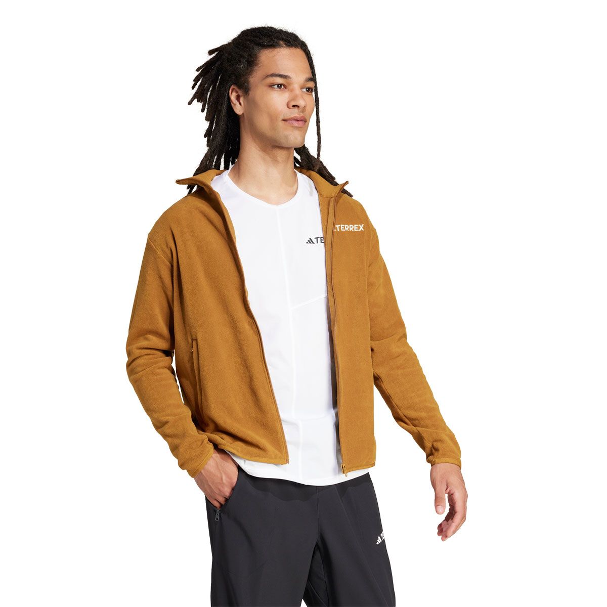 Adidas Terrex Mens Multi Essentials Full Zip Fleece Jacket